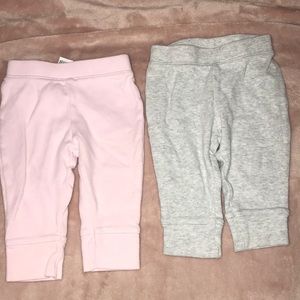 Two pants for a baby girl